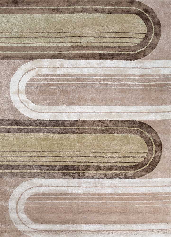 Wollteppich - 270 x 180 cm - braun
