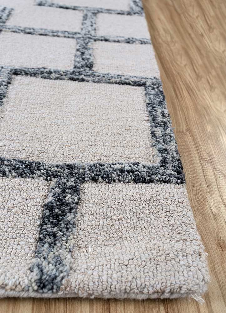 Wollteppich - 240 x 150 cm - creme