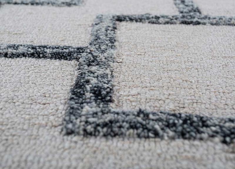 Wollteppich - 240 x 150 cm - creme