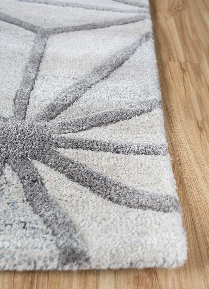 Wollteppich - 180 x 120 cm - creme