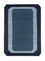 Sisalteppich sonderform  - 270 x 180 cm - blau
