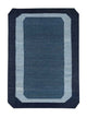 Sisalteppich sonderform  - 270 x 180 cm - blau
