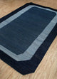Sisalteppich sonderform  - 270 x 180 cm - blau