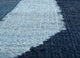 Sisalteppich sonderform  - 270 x 180 cm - blau
