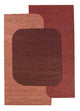 Designer Teppich sonderform  - 270 x 180 cm - orange