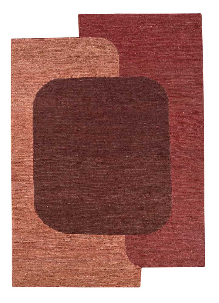 Designer Teppich sonderform  - 270 x 180 cm - orange