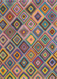 Wollteppich - 165 x 105 cm - gold