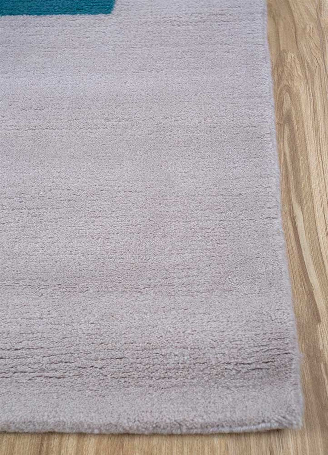 Wollteppich - 270 x 180 cm - dunkelgrau