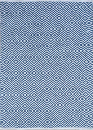 Kelim Teppich - Trendy - 180 x 120 cm - blau