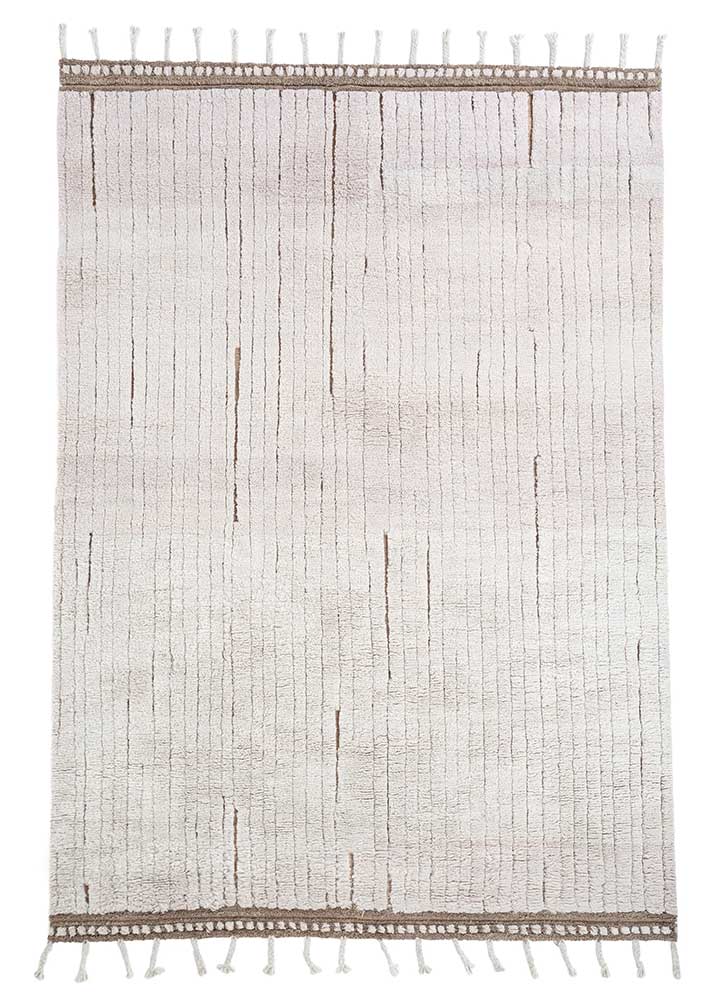 Wollteppich - 180 x 270 cm - gold