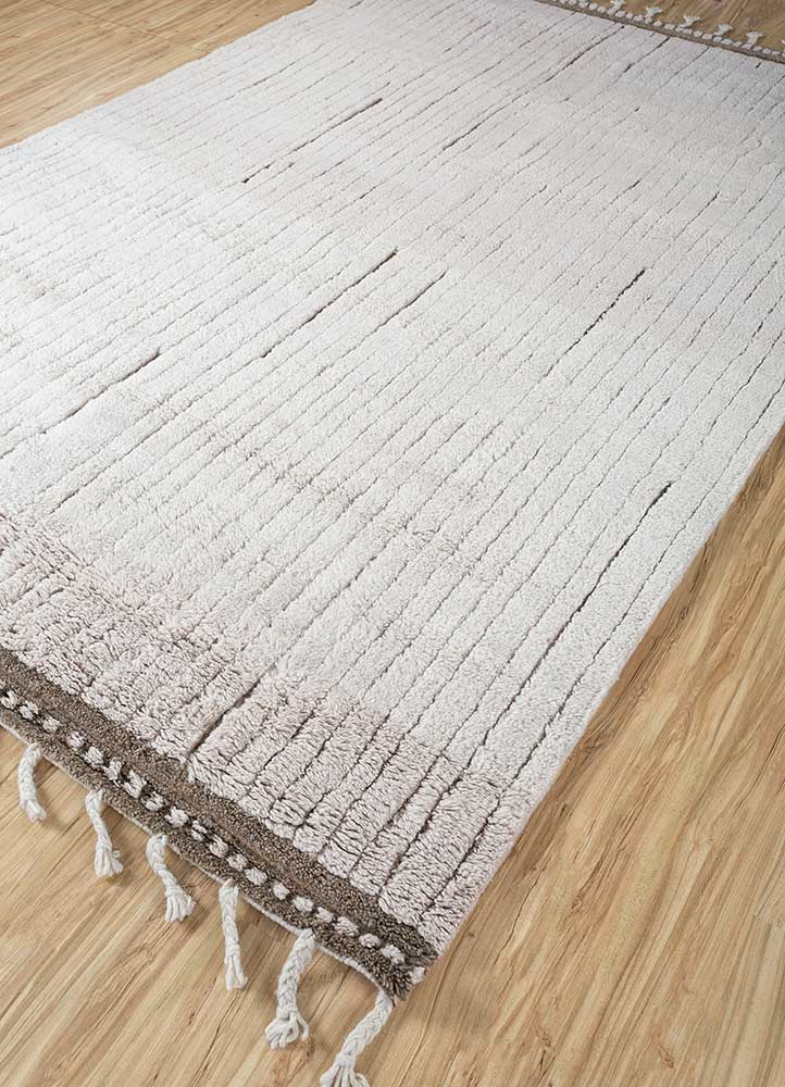 Wollteppich - 180 x 270 cm - gold
