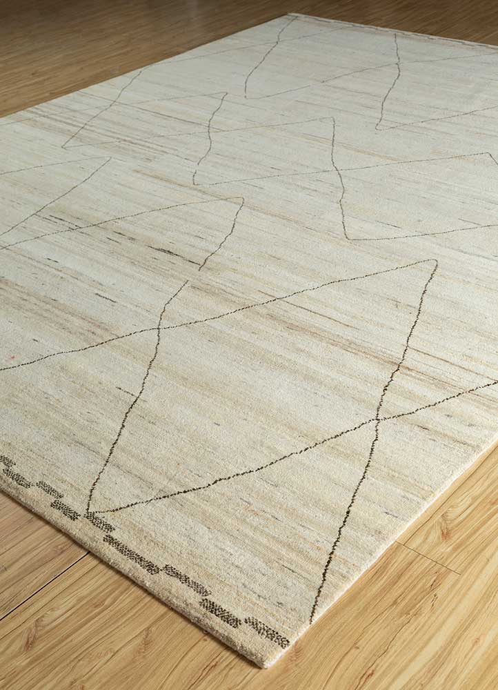 Wollteppich - 300 x 240 cm - creme