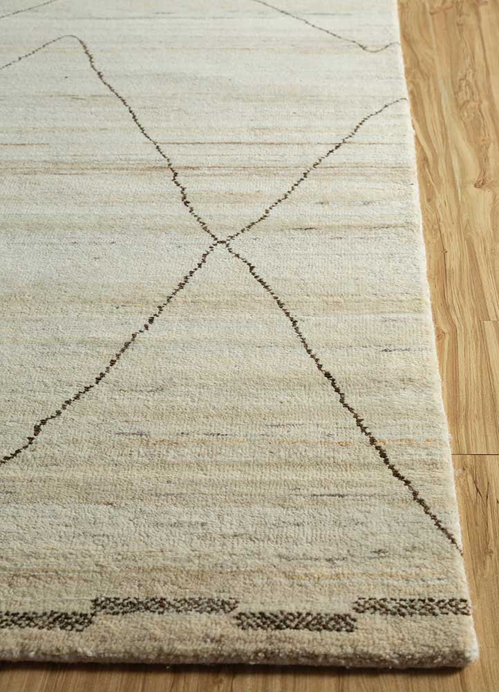 Wollteppich - 300 x 240 cm - creme