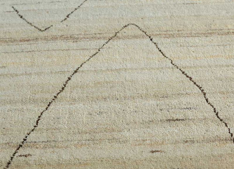 Wollteppich - 300 x 240 cm - creme