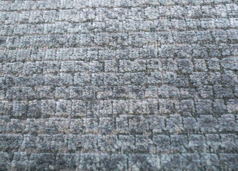Designer Teppich - 300 x 240 cm - silber
