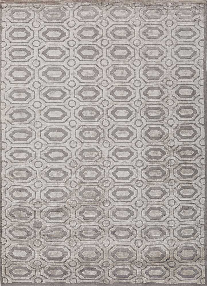 Designer Teppich - 270 x 180 cm - hellgrau