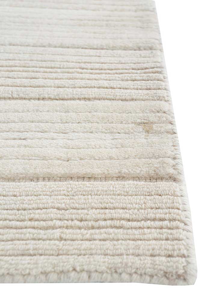 Wollteppich - 90 x 60 cm - creme