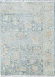 Wollteppich - 120 x 75 cm - blau