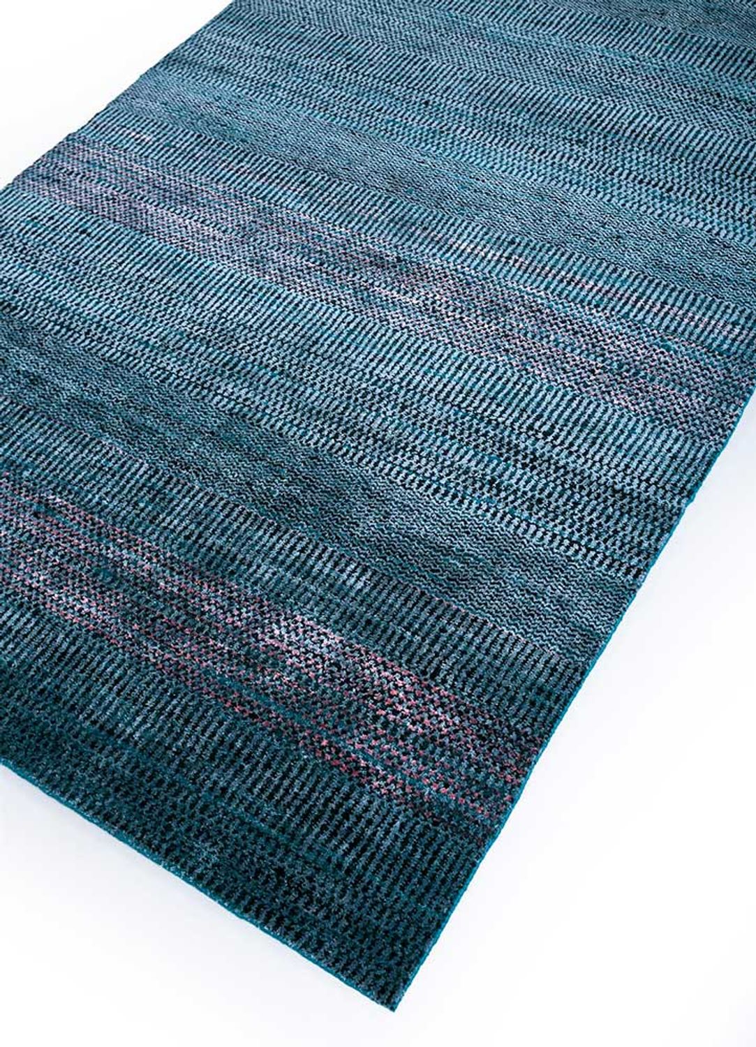 Wollteppich - 270 x 180 cm - dunkelblau