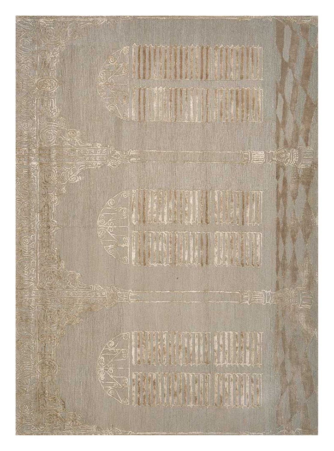 Wollteppich - 240 x 150 cm - beige