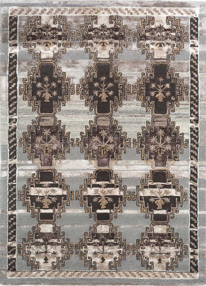 Wollteppich - 240 x 150 cm - mehrfarbig