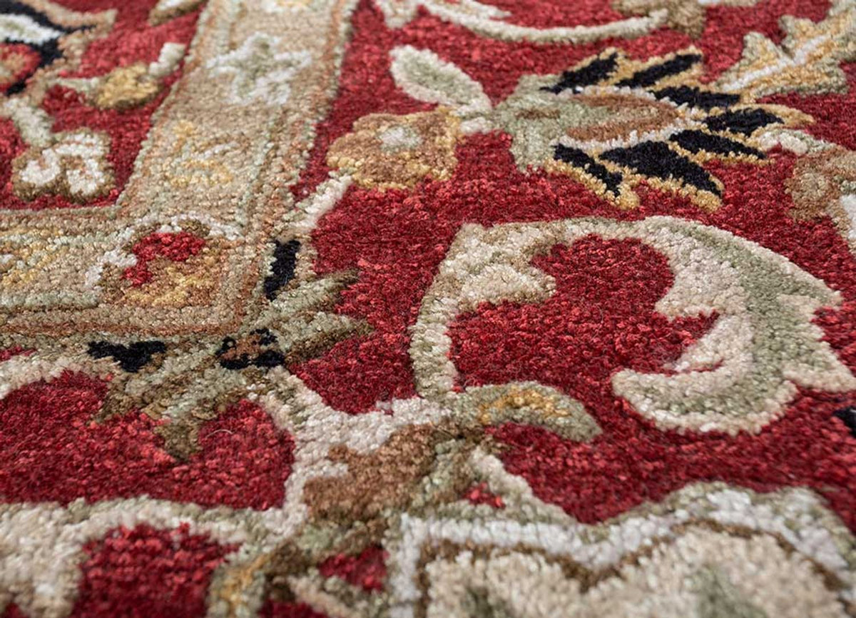 Wollteppich - 300 x 240 cm - rot