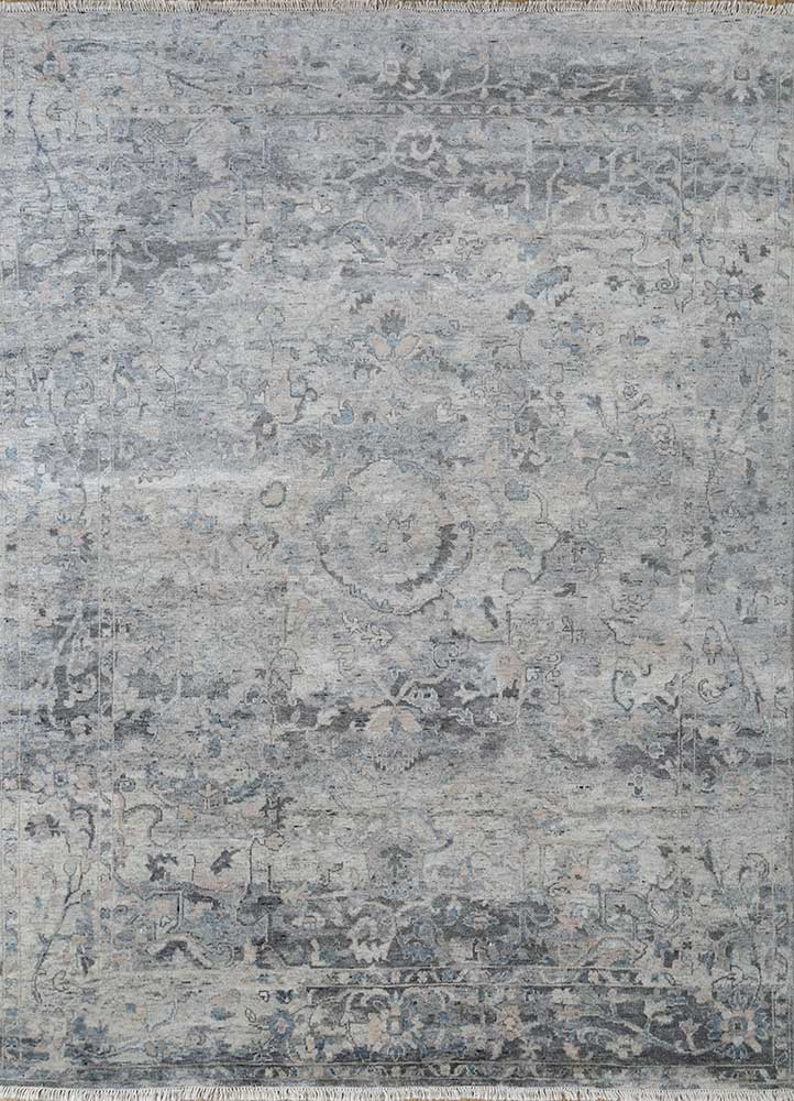 Wollteppich - 300 x 240 cm - grau