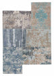 Wollteppich sonderform  - 240 x 150 cm - grau