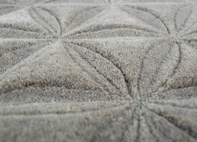 Wollteppich - 270 x 180 cm - beige
