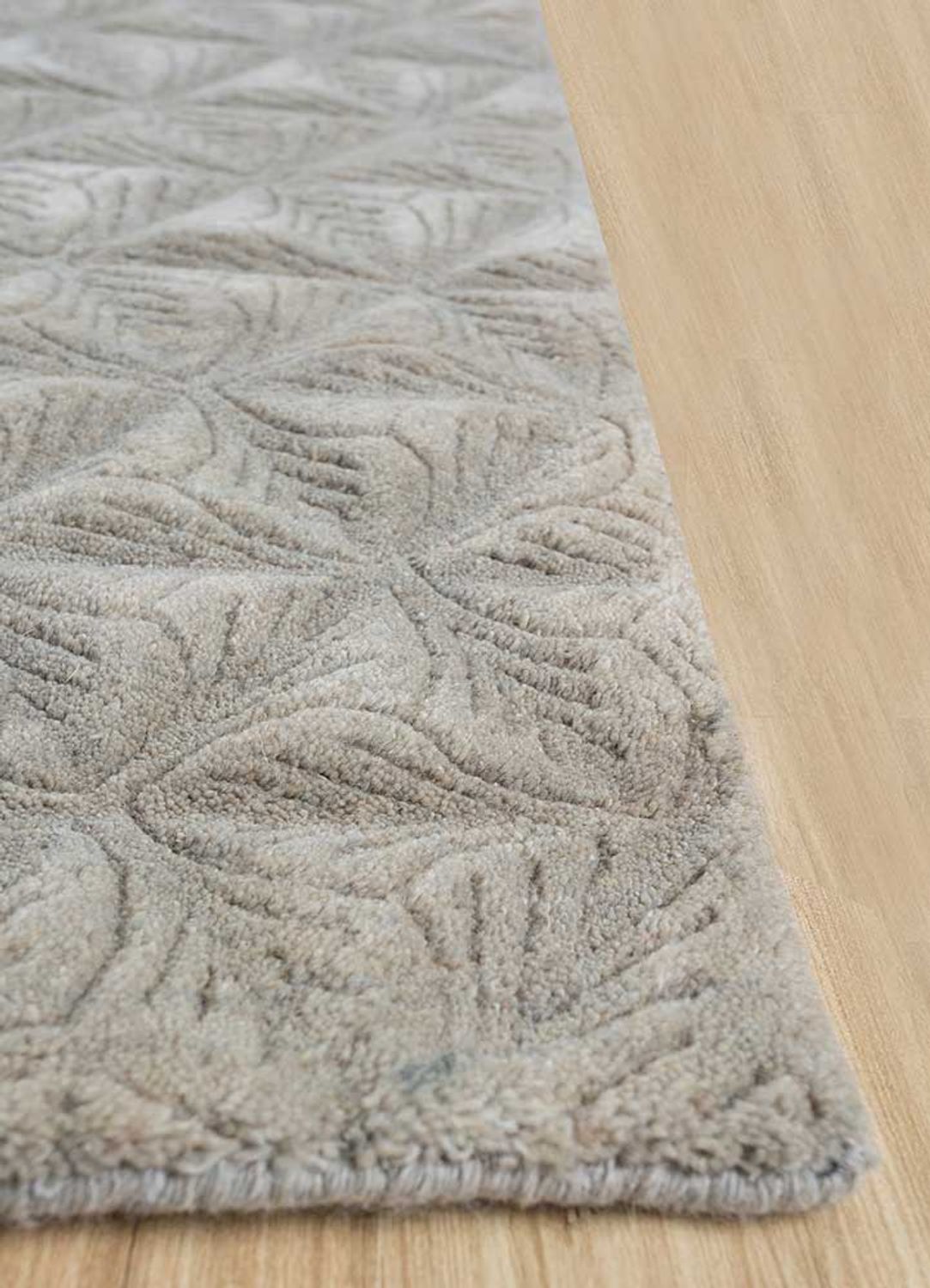 Wollteppich - 270 x 180 cm - beige