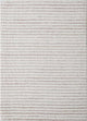 Wollteppich - 90 x 60 cm - hellgrau