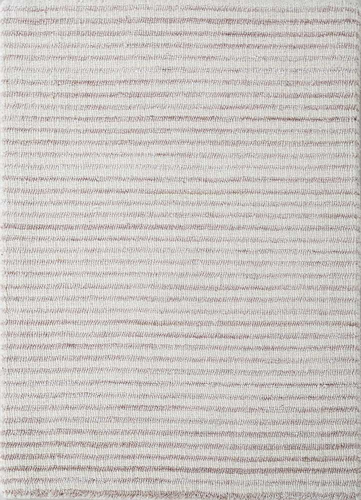 Wollteppich - 90 x 60 cm - hellgrau