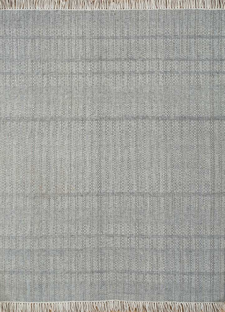 Wollteppich - 210 x 165 cm - grau