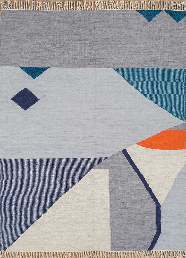Wollteppich - 240 x 150 cm - mehrfarbig