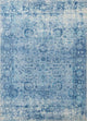 Wollteppich - 240 x 150 cm - blau