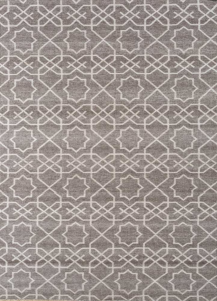 Wollteppich - 210 x 150 cm - grau