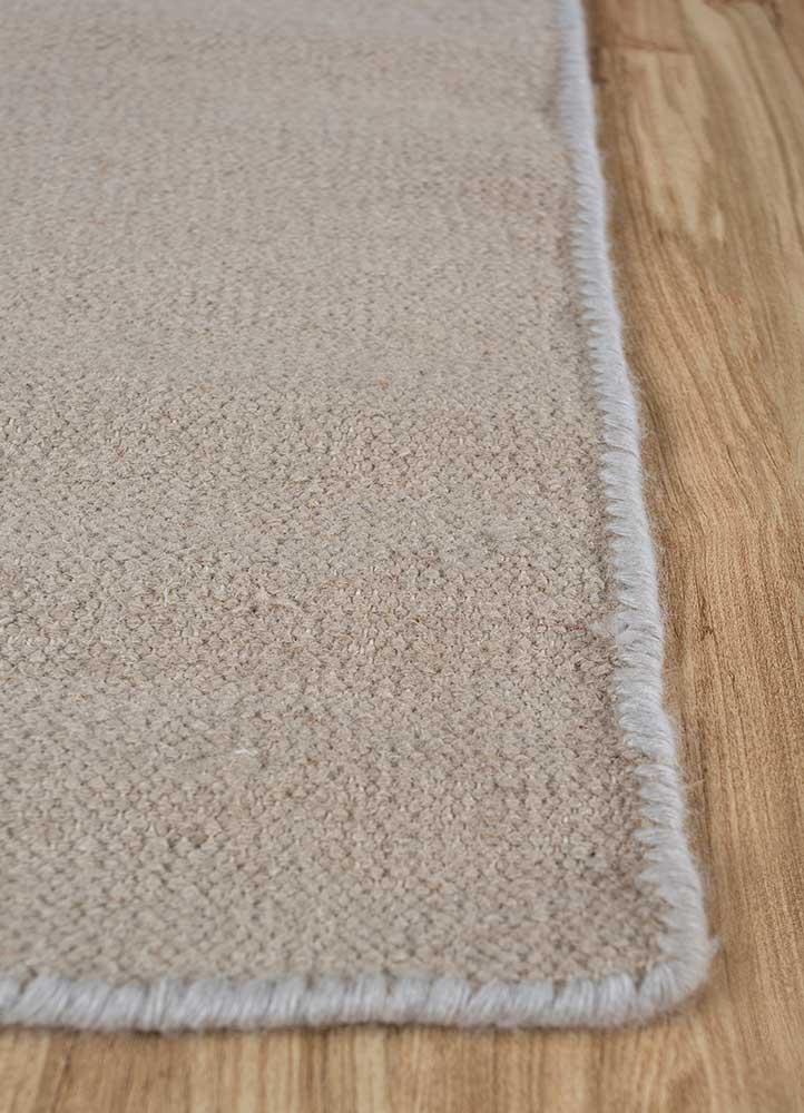 Wollteppich - 240 x 150 cm - hellgrau
