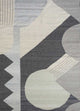 Wollteppich - 240 x 150 cm - grau