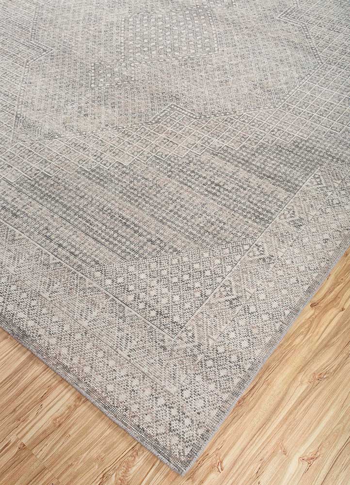 Wollteppich - 300 x 240 cm - hellgrau