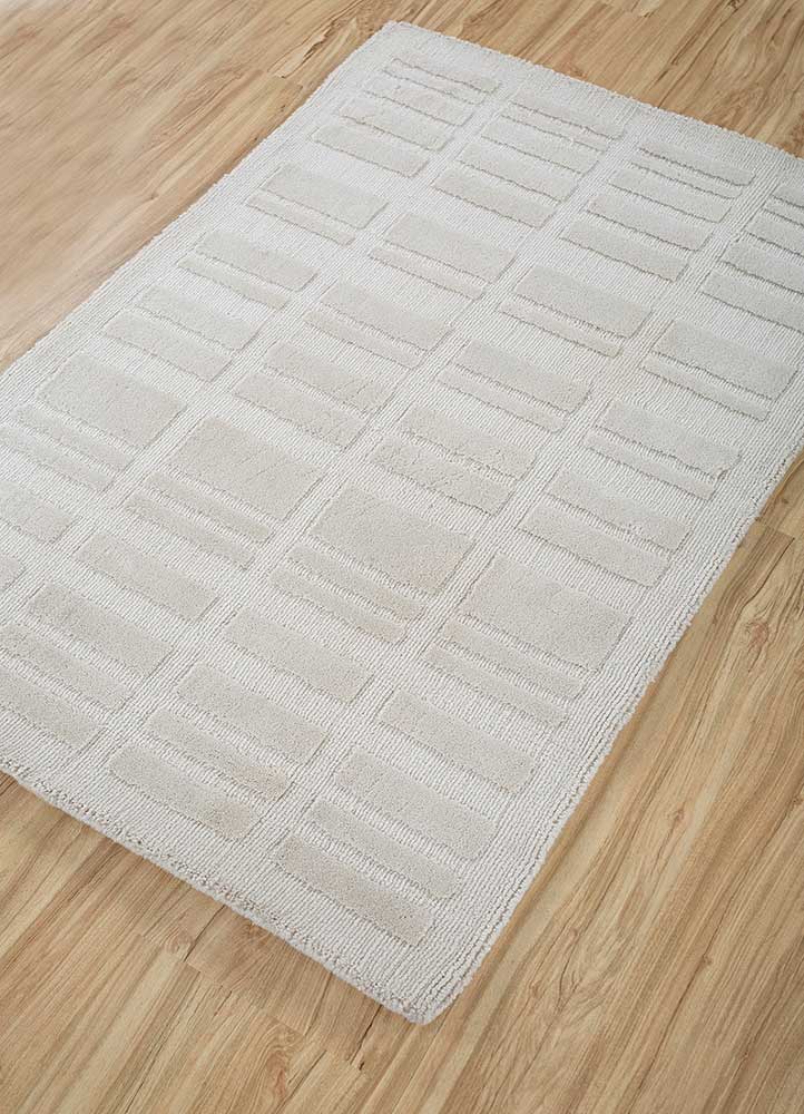 Teppich - 90 x 60 cm - creme