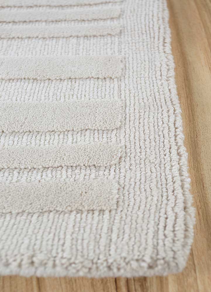 Teppich - 90 x 60 cm - creme