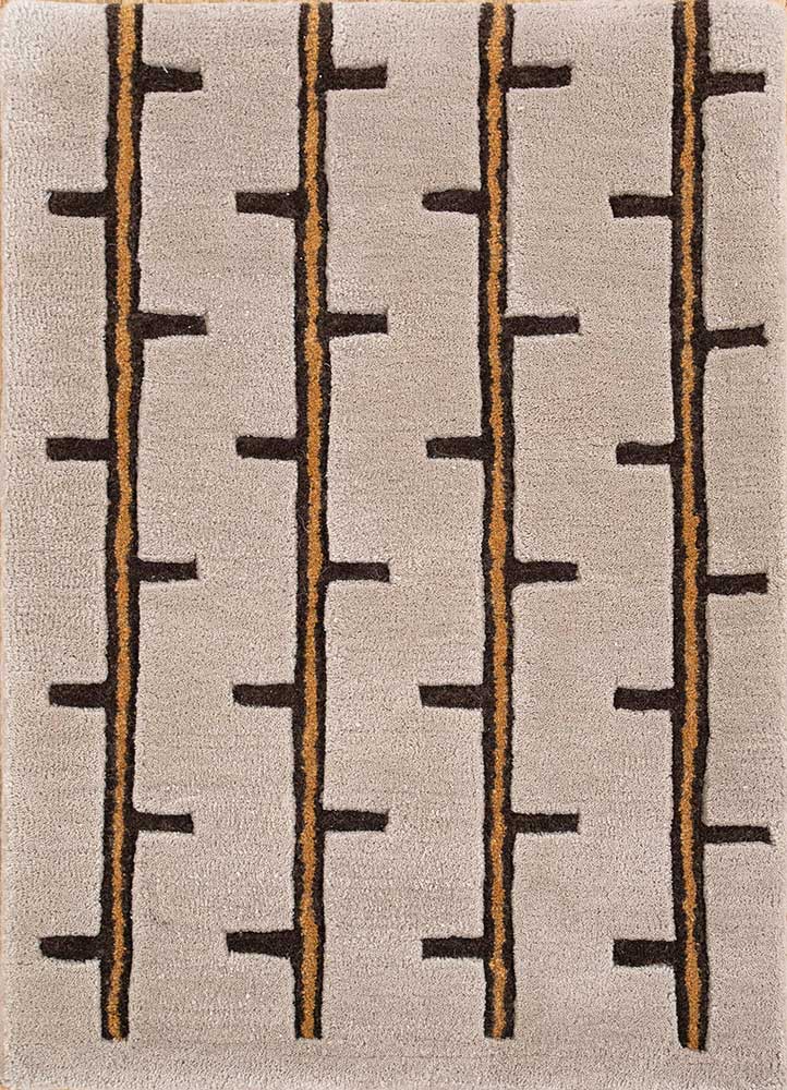Wollteppich - 90 x 60 cm - creme