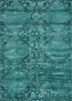 Designer Teppich - 240 x 150 cm - blau