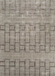 Wollteppich - 270 x 180 cm - silber