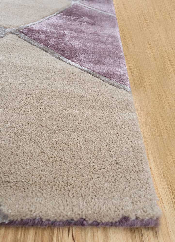 Wollteppich - 270 x 180 cm - lila