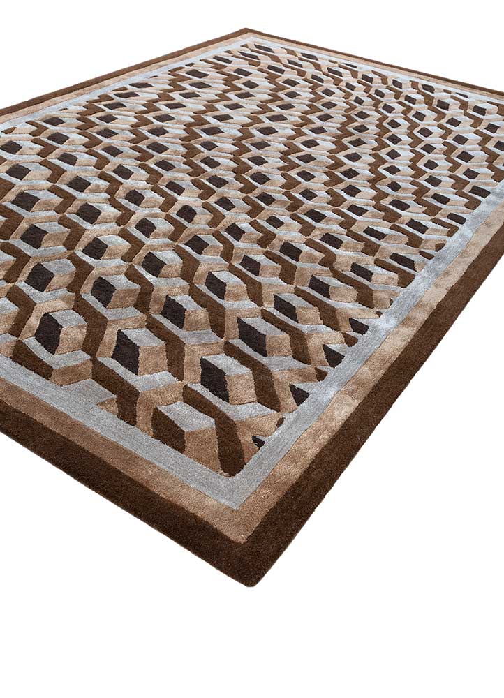 Wollteppich - 270 x 180 cm - beige