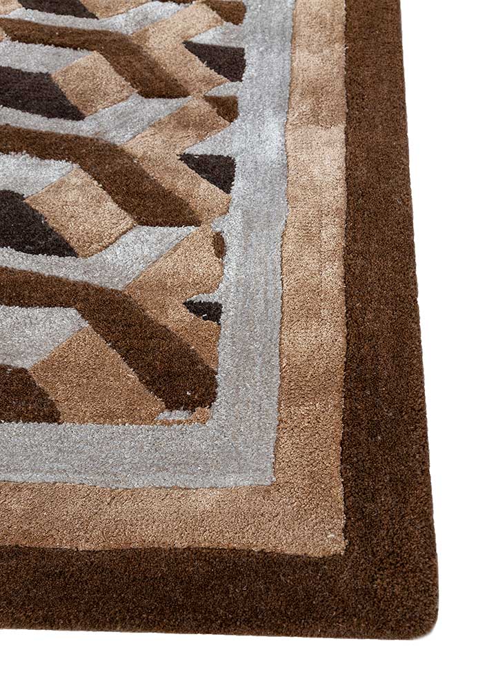 Wollteppich - 270 x 180 cm - beige
