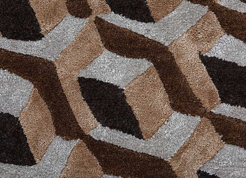 Wollteppich - 270 x 180 cm - beige