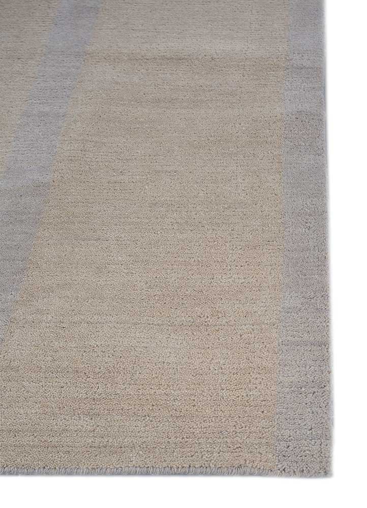 Wollteppich - 270 x 180 cm - silber