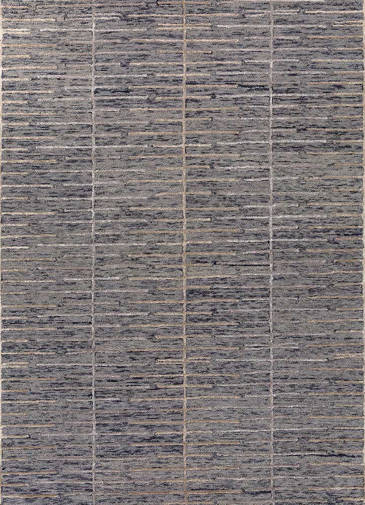 Wollteppich - 240 x 150 cm - grau